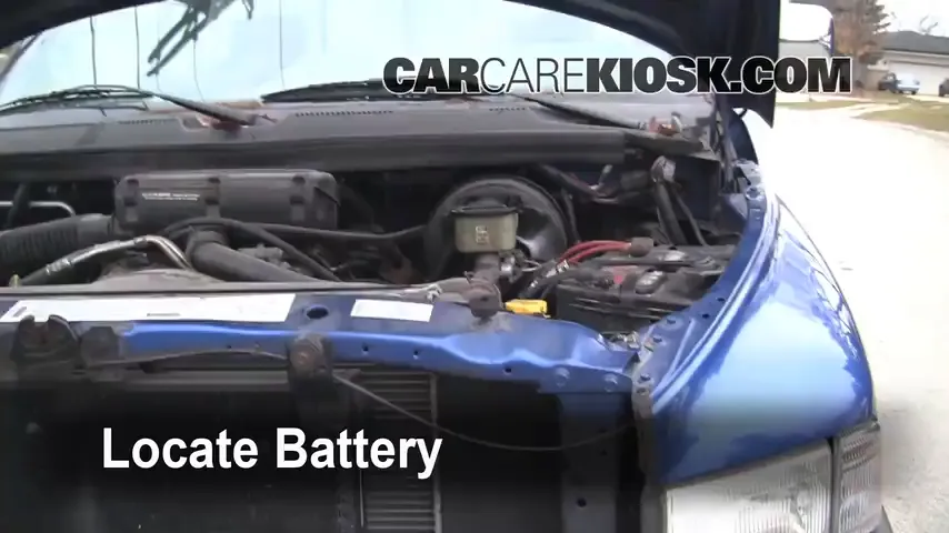 1997 Dodge Ram 2500 5.9L V8 Standard Cab Pickup Battery Replace